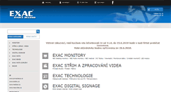 Desktop Screenshot of exac.cz
